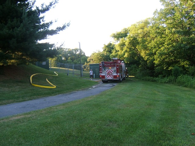 Brush Fire Carmarthen Dr. 07-02-2005